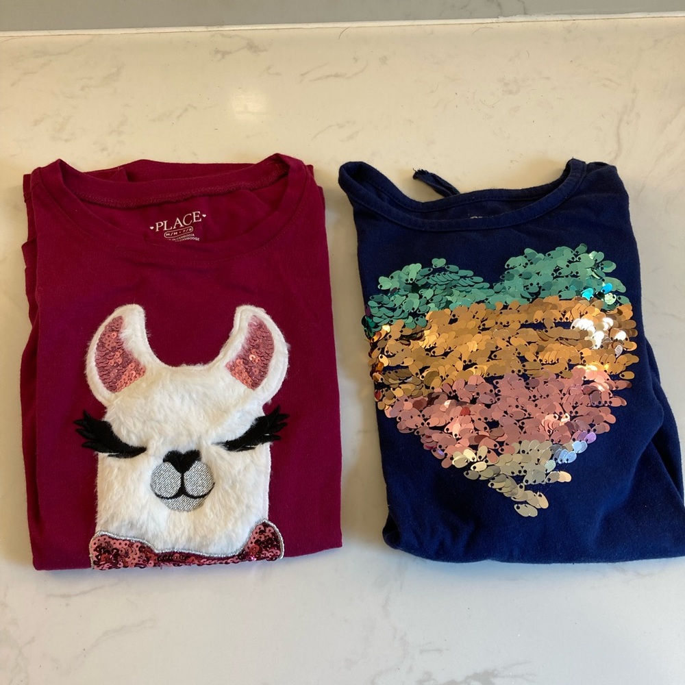Long sleeve sequin 7/8